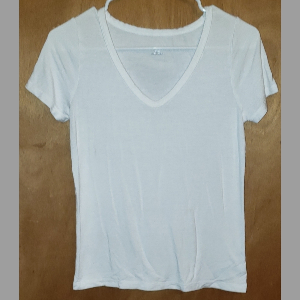 Womens Merona White Short-Sleeve Top Size: XS
